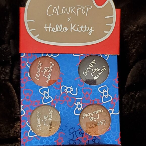 NWOT, COLOURPOP HELLO KITTY 4PC. SUPERSHOCK SHADOW COLLECTION. - Picture 2 of 3